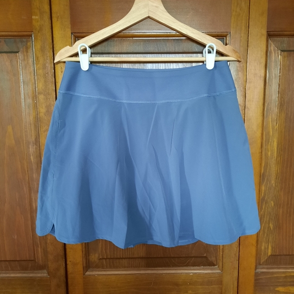 Puma PWRSHAPE Solid Golf Skirt Dusty Blue Athletic UPF 50+ Skort Size Medium - Picture 1 of 15
